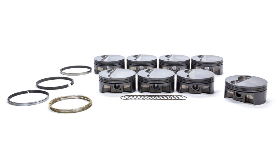 Mahle Pistons MAH930244745 SBF Flat Top Piston Set 4.045 Bore -6.5cc