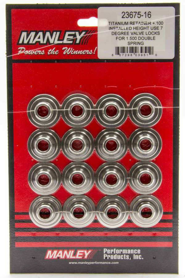 Manley MAN23619-16 10 Degree Titanium Valve Spring Retainers