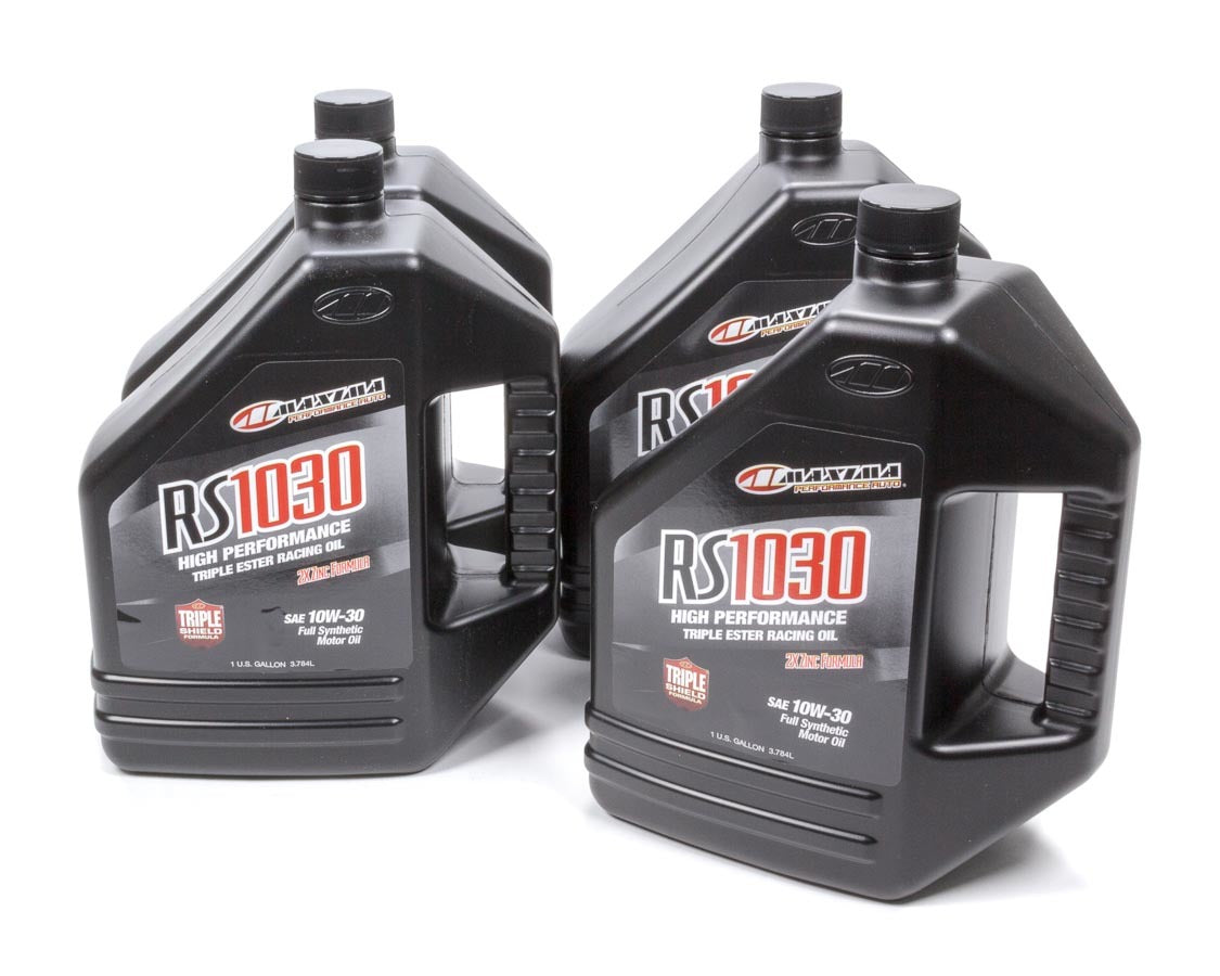 Maxima Racing Oils MAX39-019128 10w30 Synthetic Oil Case 4 x 1 Gallons RS1030