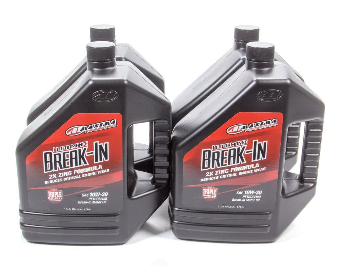 Maxima Racing Oils MAX39-109128 10w30 Break-In Oil Case 4x1 Gallon