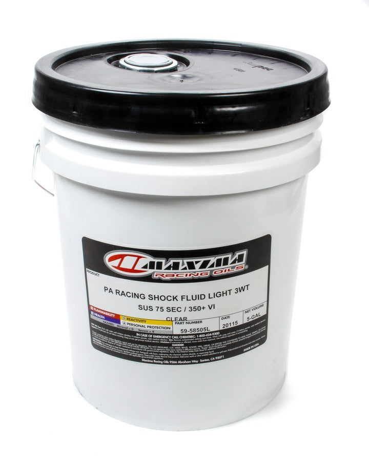 Maxima Racing Oils MAX59-58505L 3w Racing Shock Oil 5 Gallon Pail