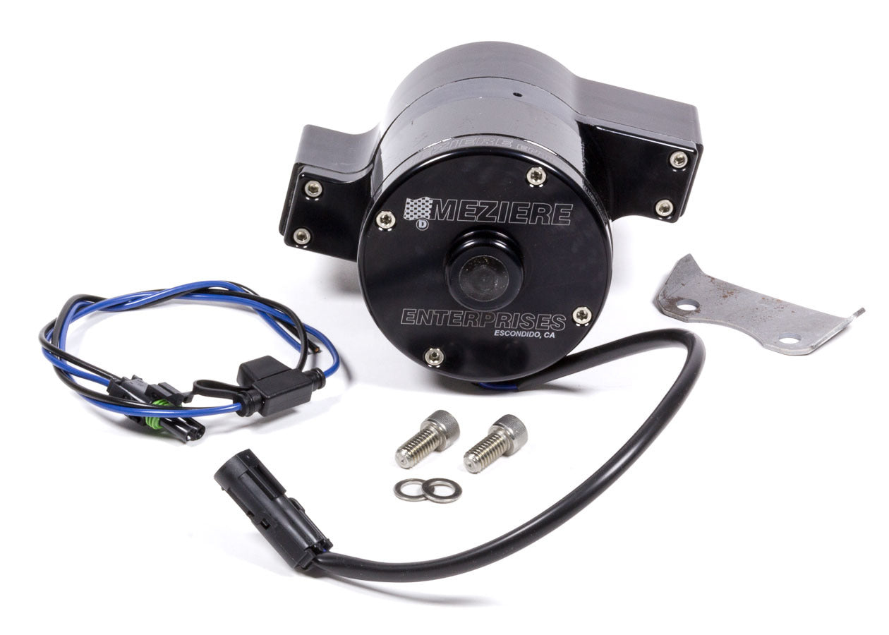 Meziere MEZWP116SHD Remote Mt. HD Billet Electric W/P - Black