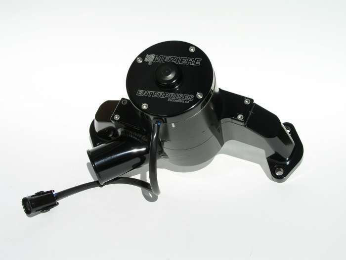 Meziere MEZWP300S BBC Billet Electric W/P - Hi-Flow - Black