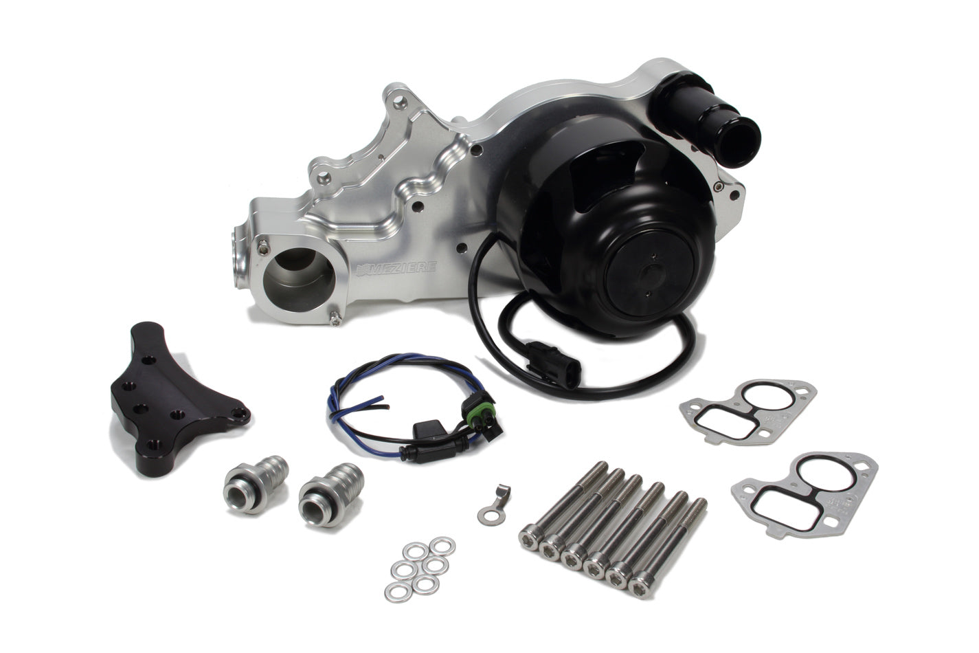 Meziere MEZWP330N LS3 Billet Electric W/P & Idler Corvette 10-13