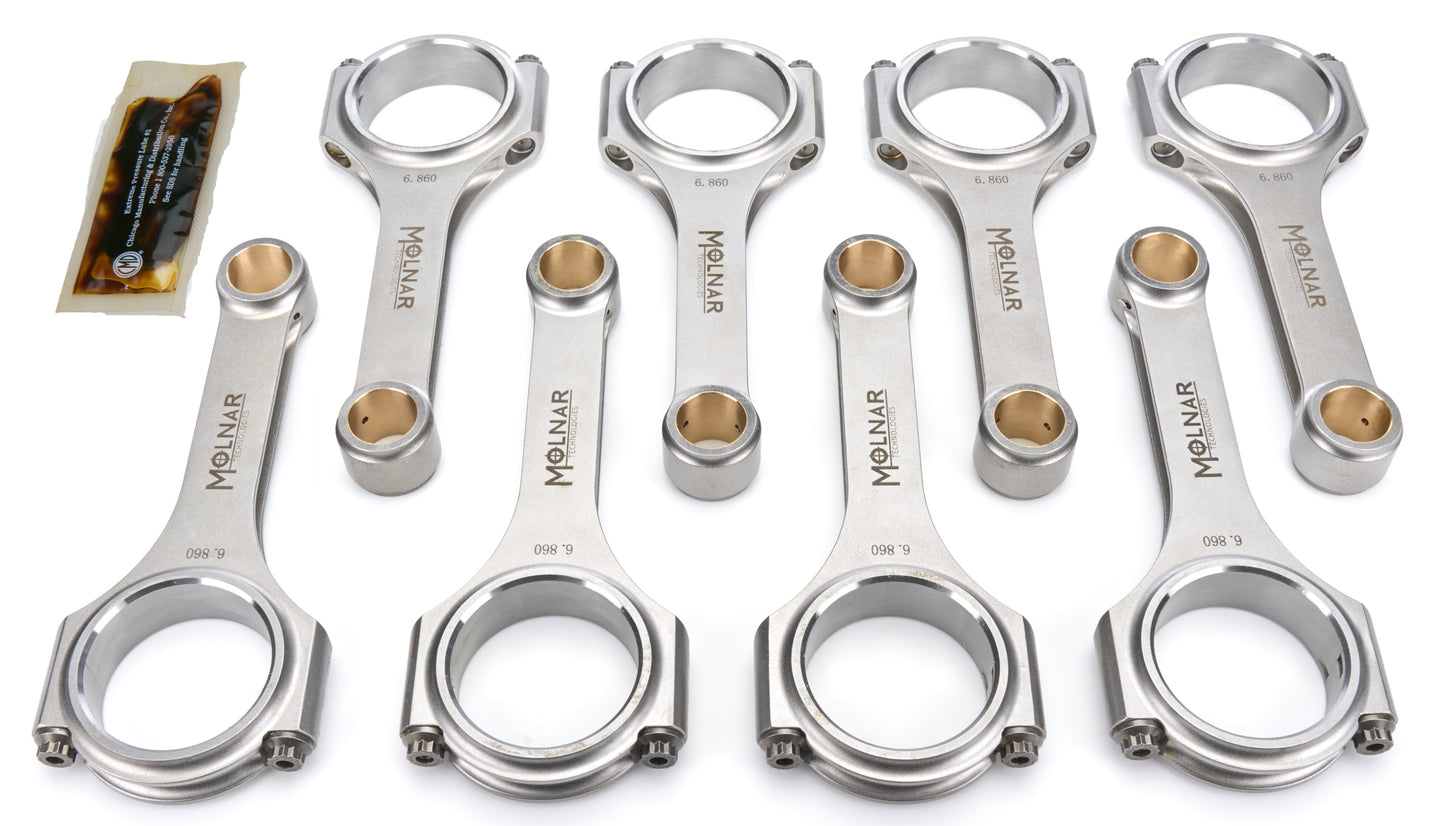 Molnar Technologies MLTDH6860YTB8-A 6.860 H-Beam Rod Set Mopar Gen II Hemi