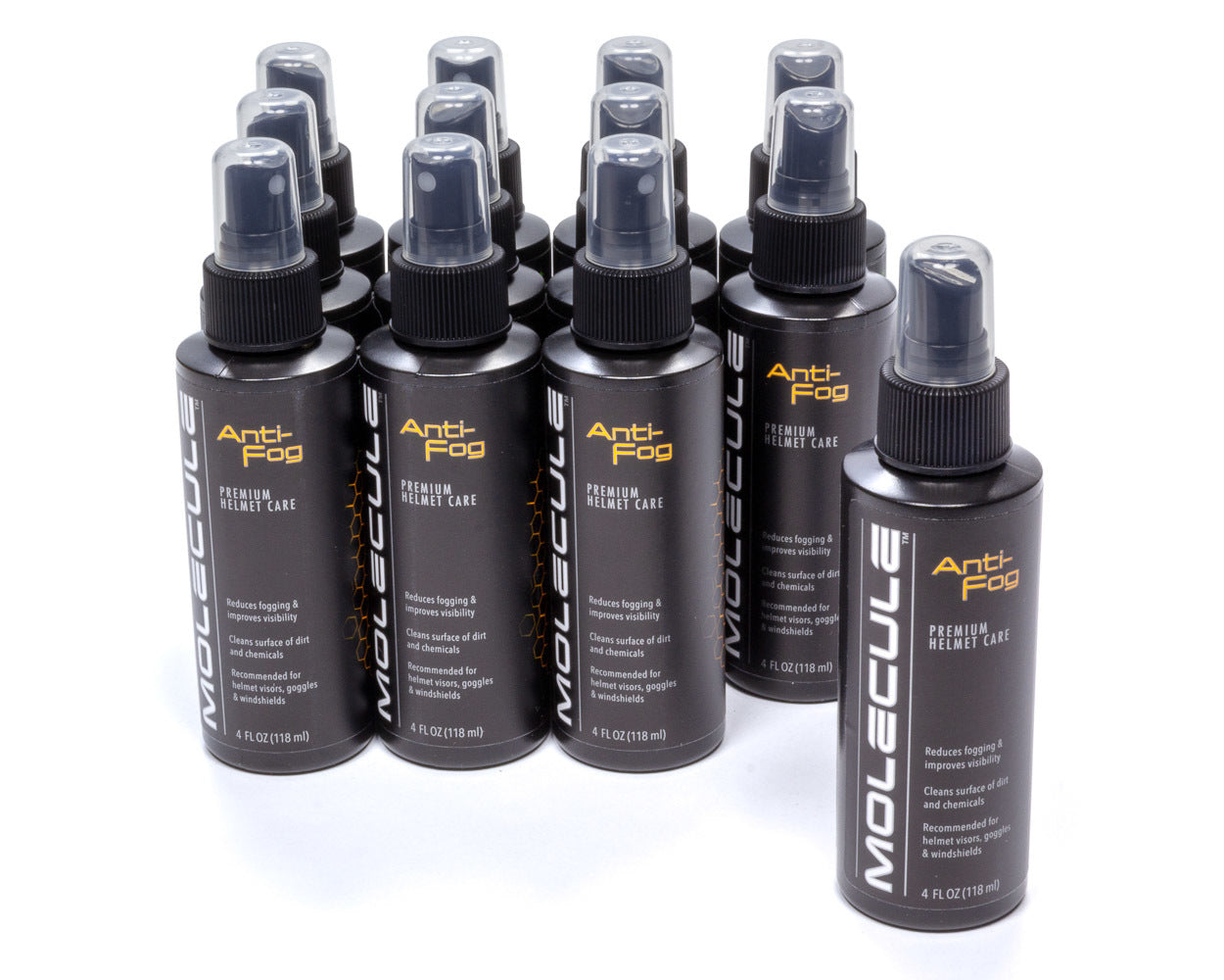 Molecule MOLMLHAF-4-12 Helmet Anti-Fog 4oz Spray Case of 12