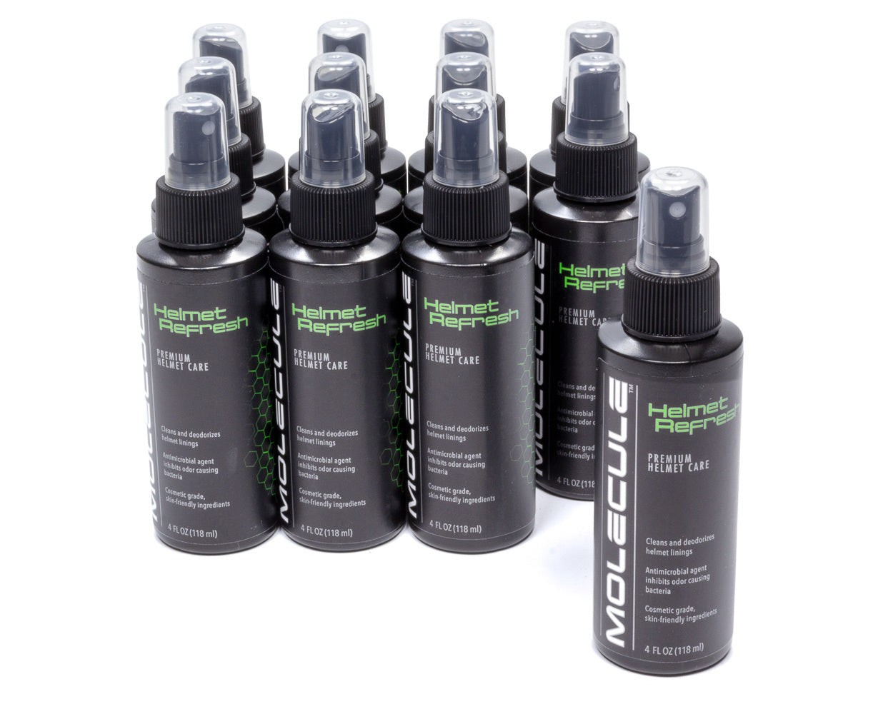 Molecule MOLMLHFF-4-12 Helmet Fabric Refresher 4oz Spray Case of 12