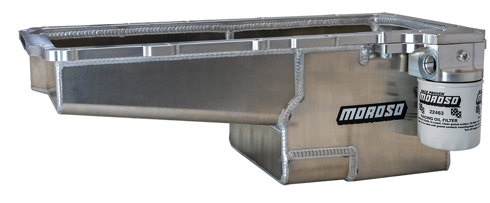 Moroso MOR21157 7qt Oil Pan - GM LS Drag Race/COPO Camaro 16-Up