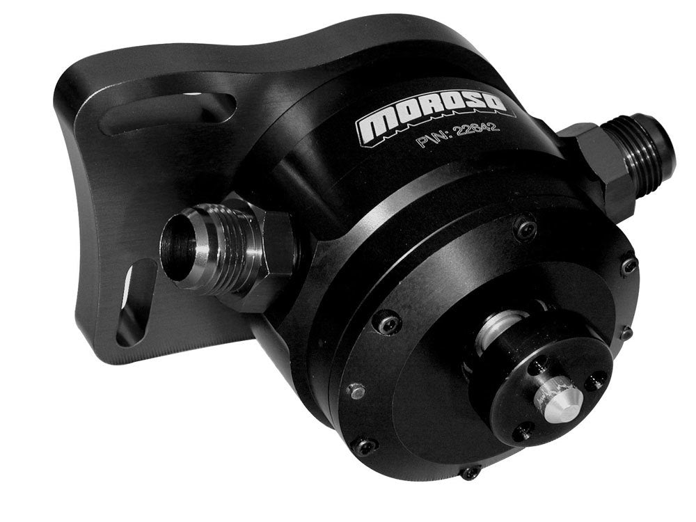 Moroso MOR22642 4-Vane Vacuum Pump - Enhanced Design