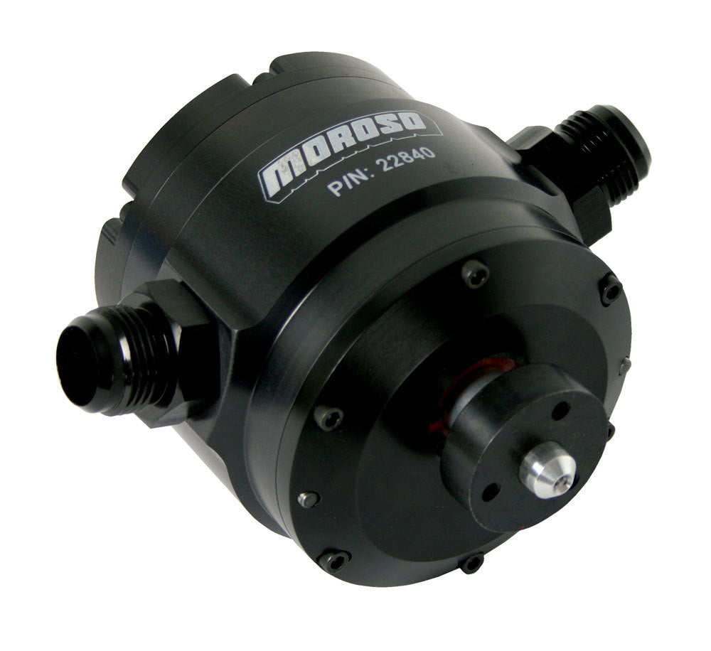 Moroso MOR22840 3-Vane Vacuum Pump - Enhanced Design
