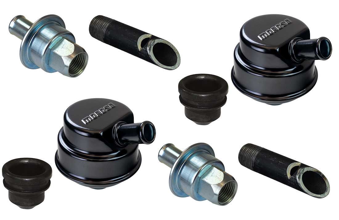 Moroso MOR25901 Crankcase Evac System Black Powder Coat