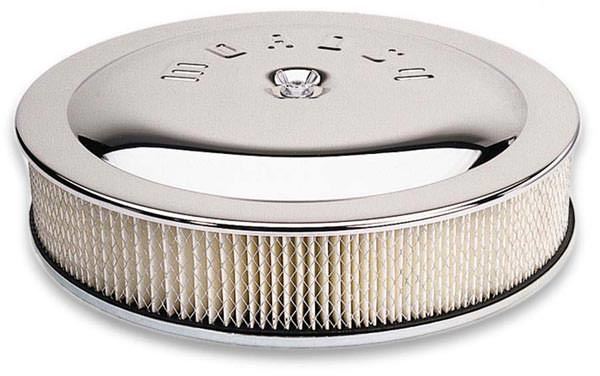 Moroso MOR65946 14in Chrome Air Cleaner 5in Filter