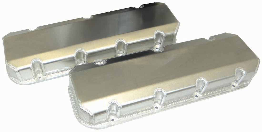 Moroso MOR68479 BBC Fab Valve Cover Set 3in Tall Non-Logo
