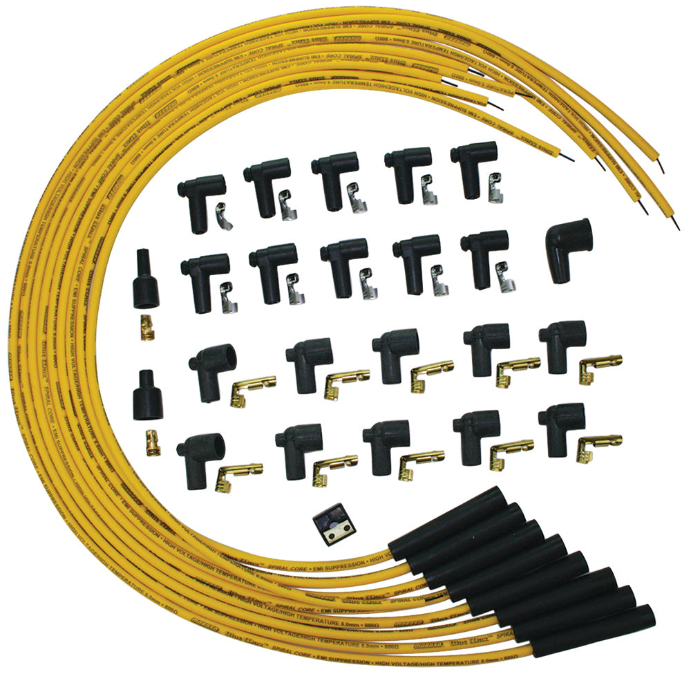 Moroso MOR73216 Blue Max Ignition Wire Set - Yellow