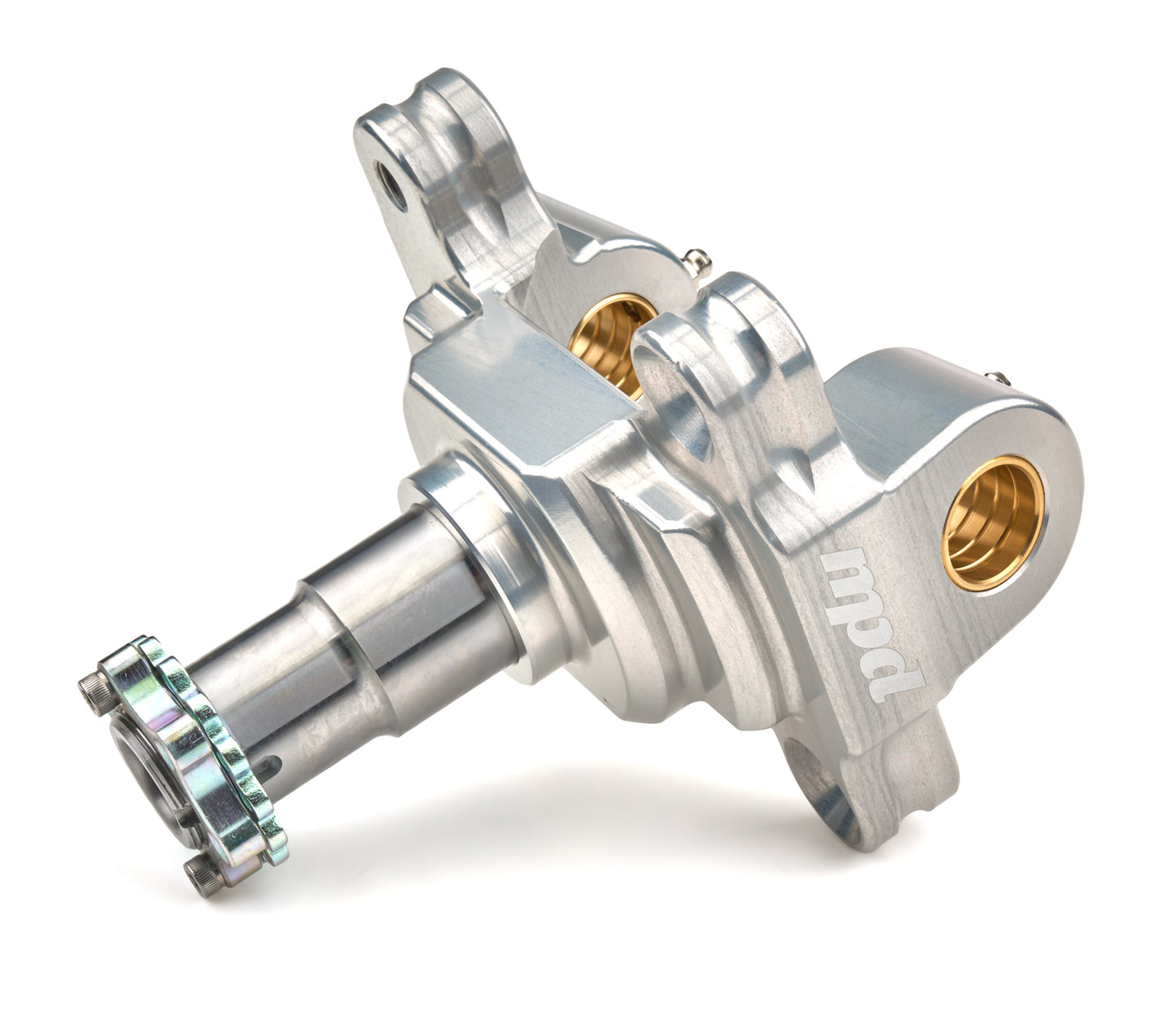 Mpd Racing MPD14101 Pavement Spindle Stepped Snout Polished 4-Hole