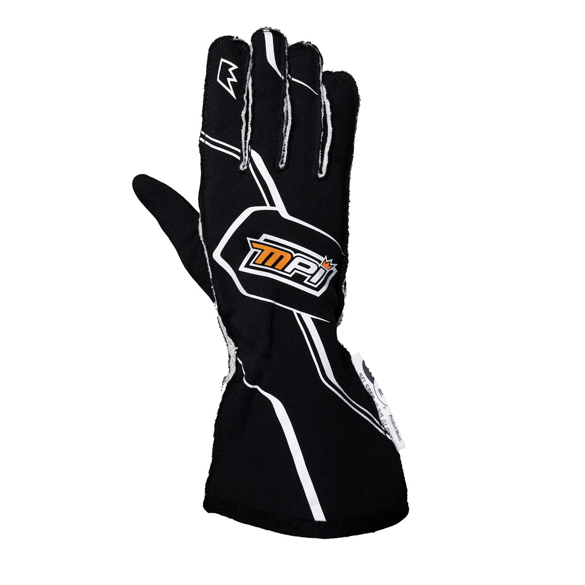 Mpi Usa MPIMPI-GL-B-XS MPI Racing Gloves SFI 3.3/5 Black XS