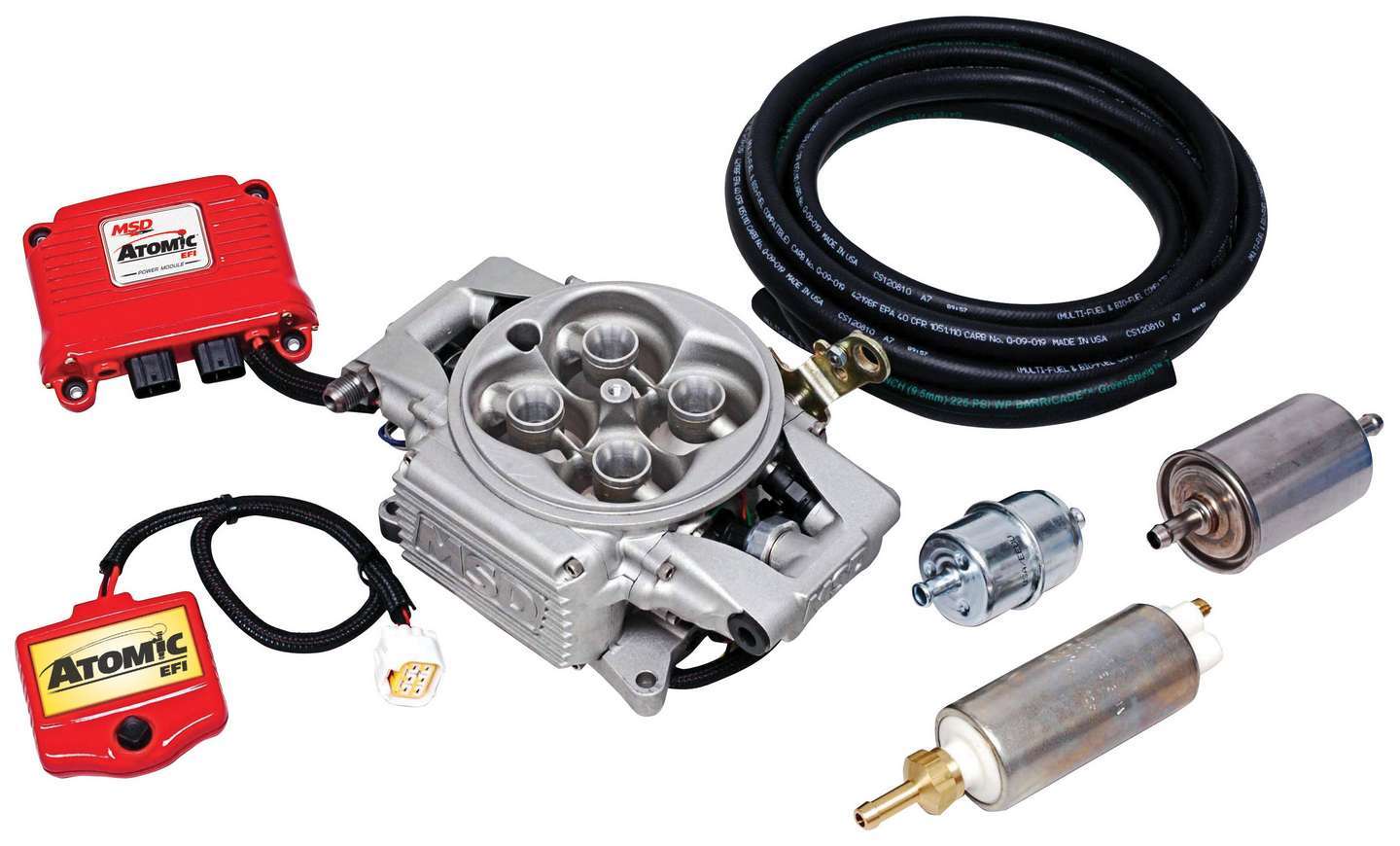 Msd Ignition MSD2900 Atomic EFI Master Kit w/Fuel Pump