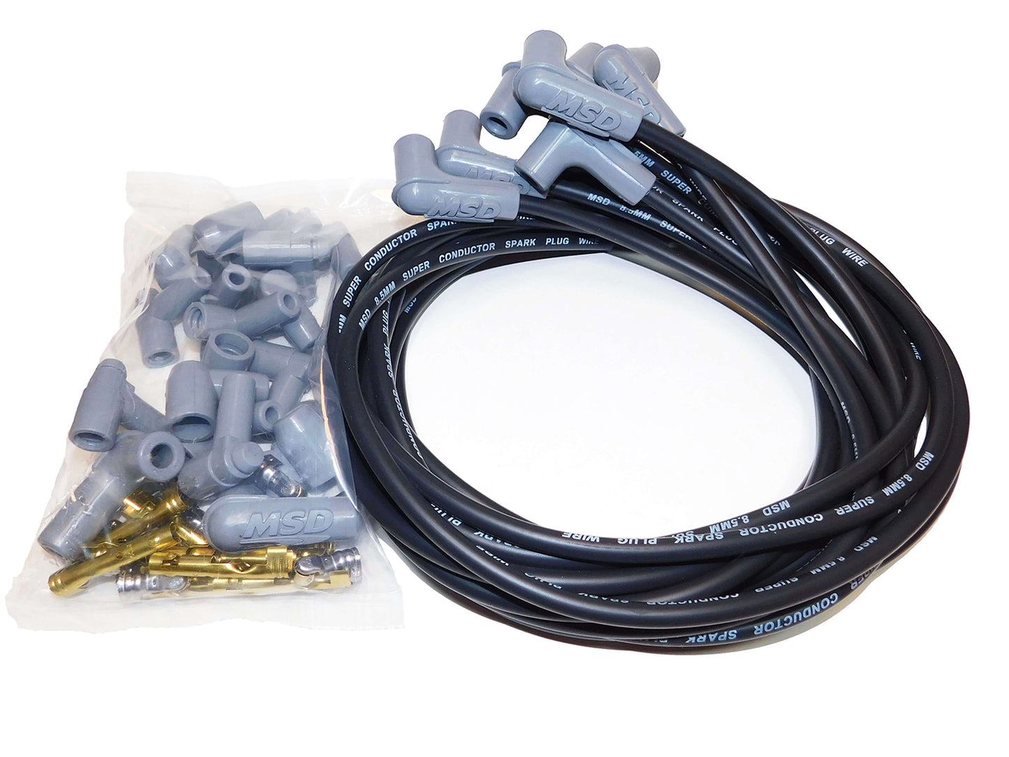 Msd Ignition MSD31233 8.5MM Spark Plug Wire Set - Black