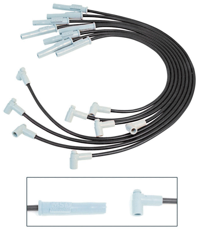 Msd Ignition MSD31803 8.5MM Spark Plug Wire Set - Black