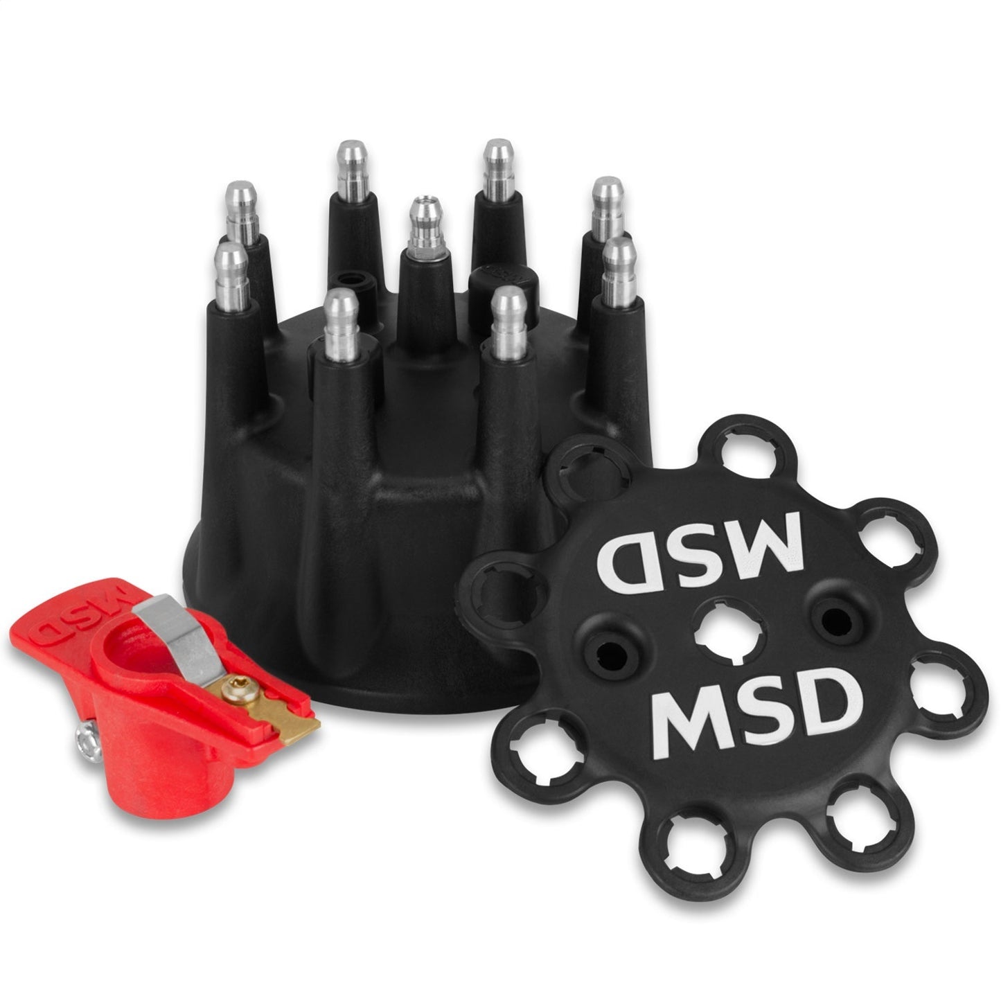 Msd Ignition MSD79193 Cap & Rotor Kit Pro Mag Lite - Black