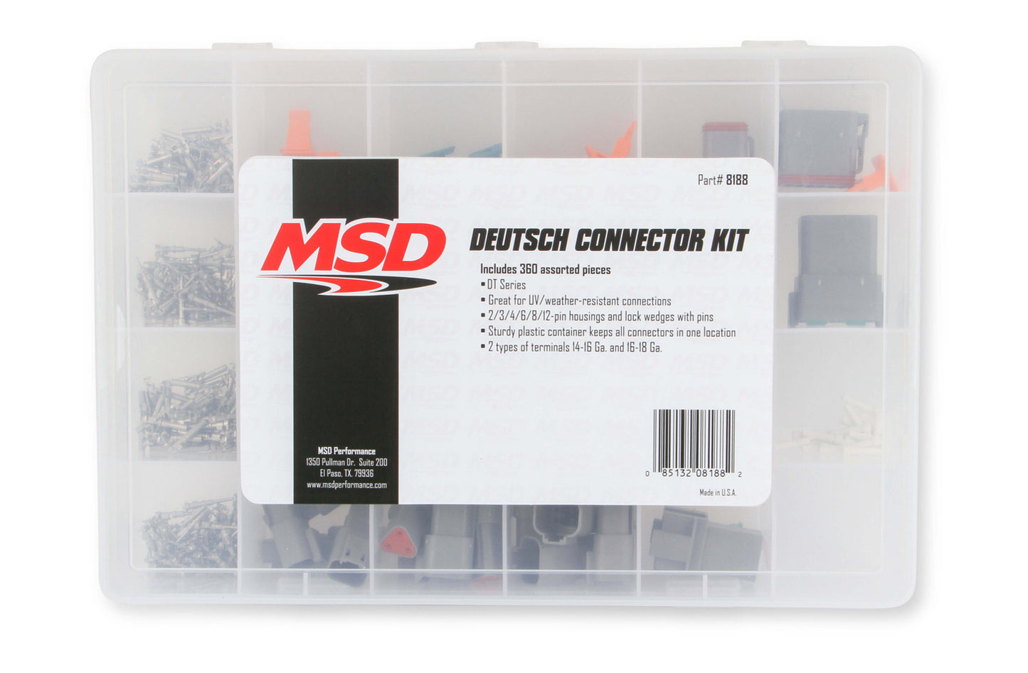 Msd Ignition MSD8188 Deutsch Connector Kit