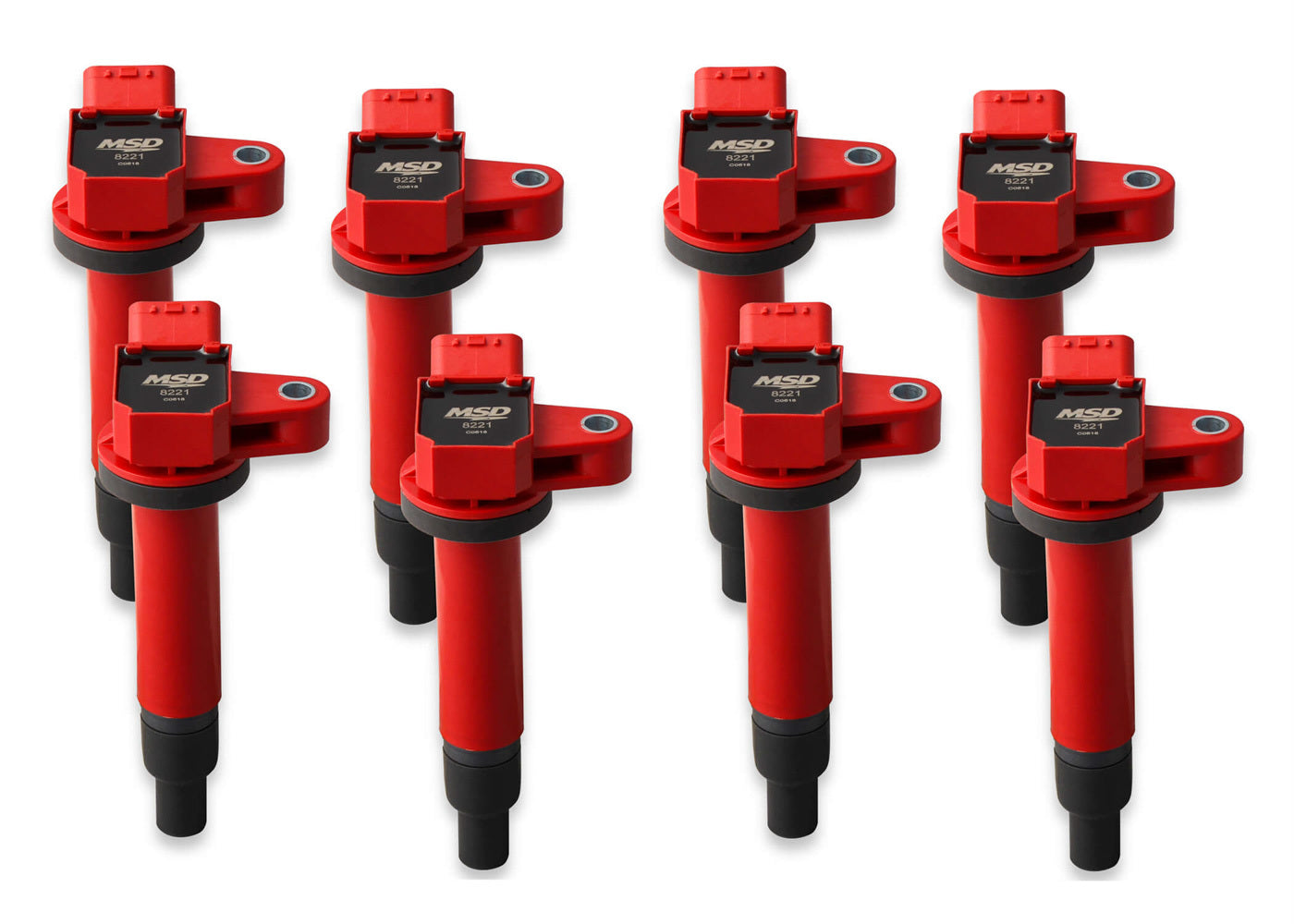 Msd Ignition MSD82218 98-10 Toy/Lex 4.7L Coils Red 8Pk