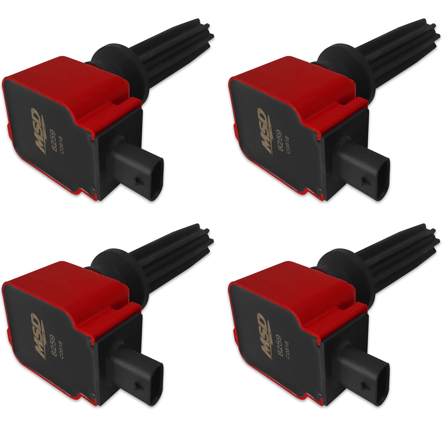 Msd Ignition MSD82594 Coil 4pk Ford Eco-Boost 2.0L/2.3L Red