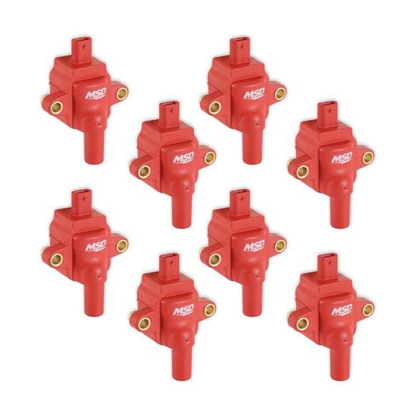 Msd Ignition MSD82838 Coil Ford Godzilla 7.3L 8-Pack Red