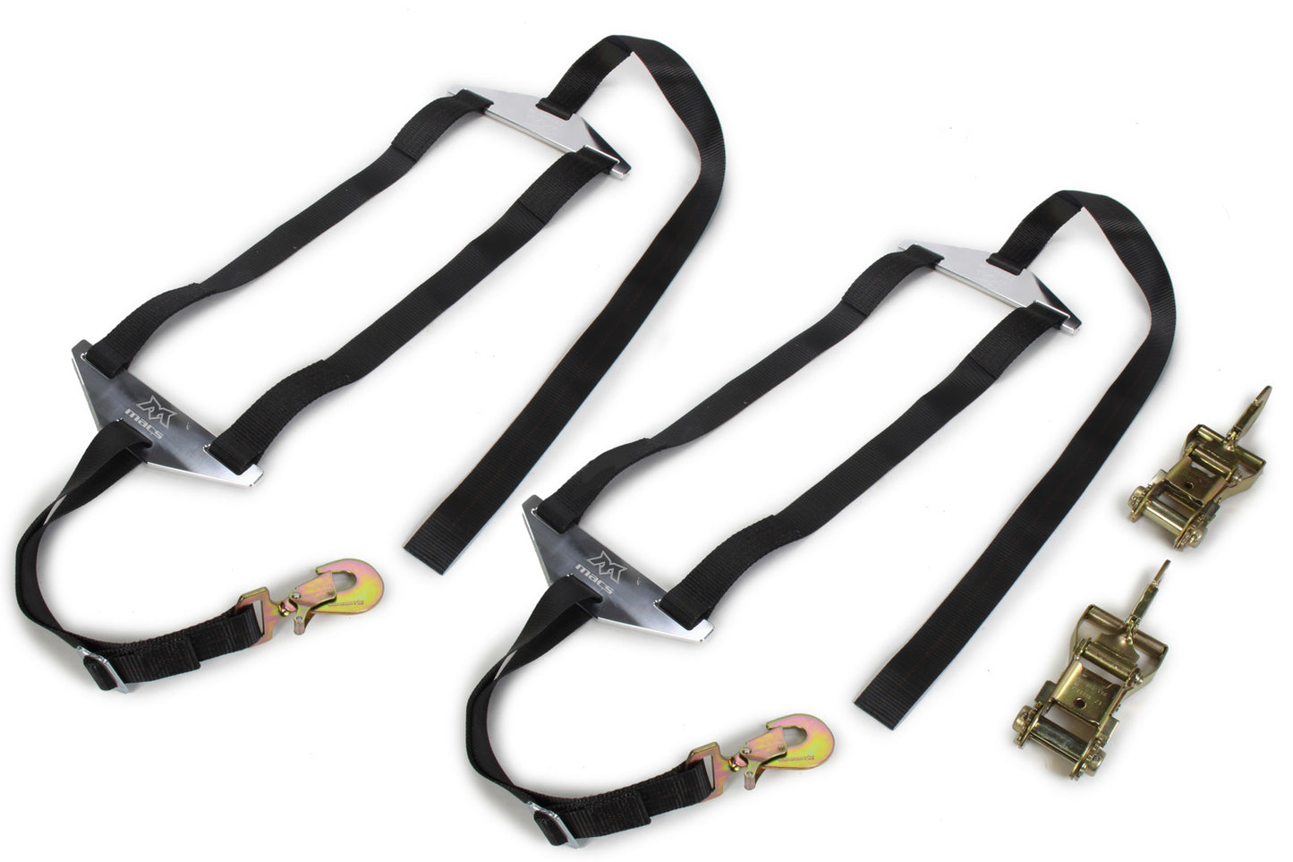 Macs Custom Tie-downs MTD121834 Dragster Rear Nets Only Pair