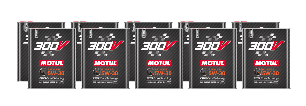 Motul Usa MTL110814-10 300V Power Oil 5w-30 Case 10 x 2 Liter