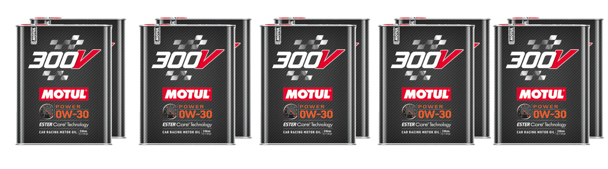 Motul Usa MTL110856-10 300V Power Oil 0w30 Case 10 x 2 Liter