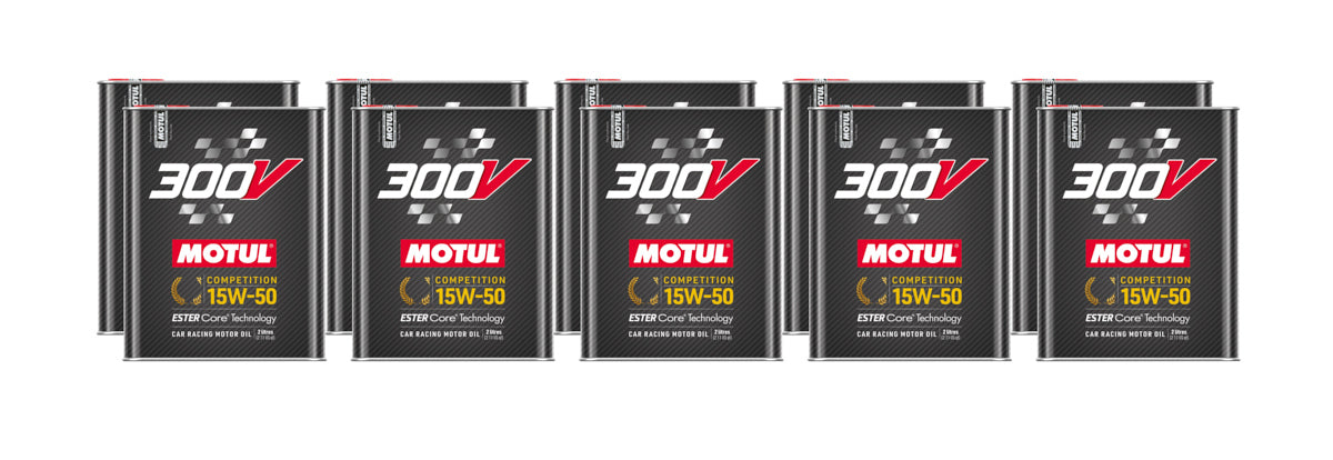 Motul Usa MTL110860-10 300V Competition Oil 15w50 Case 10 x 2 Liter