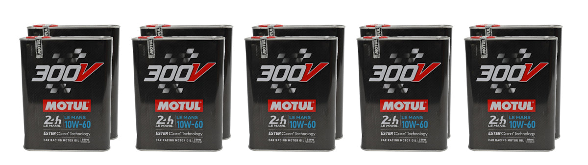 Motul Usa MTL110864-10 300V LE Mans Oil 10w60 Case 10 x 2 Liter