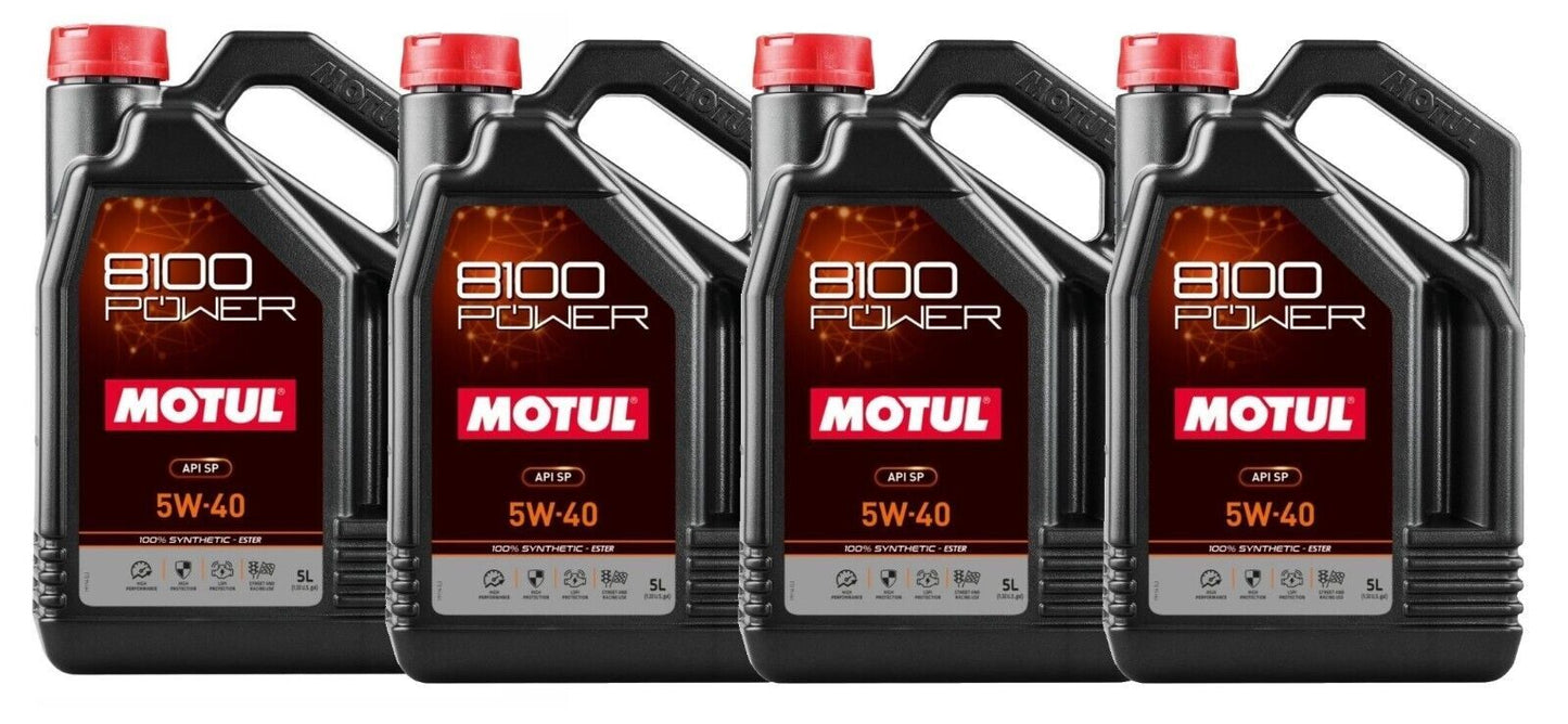 Motul Usa MTL111809-4 8100 Power 5w40 Case 4 x 5 Liter