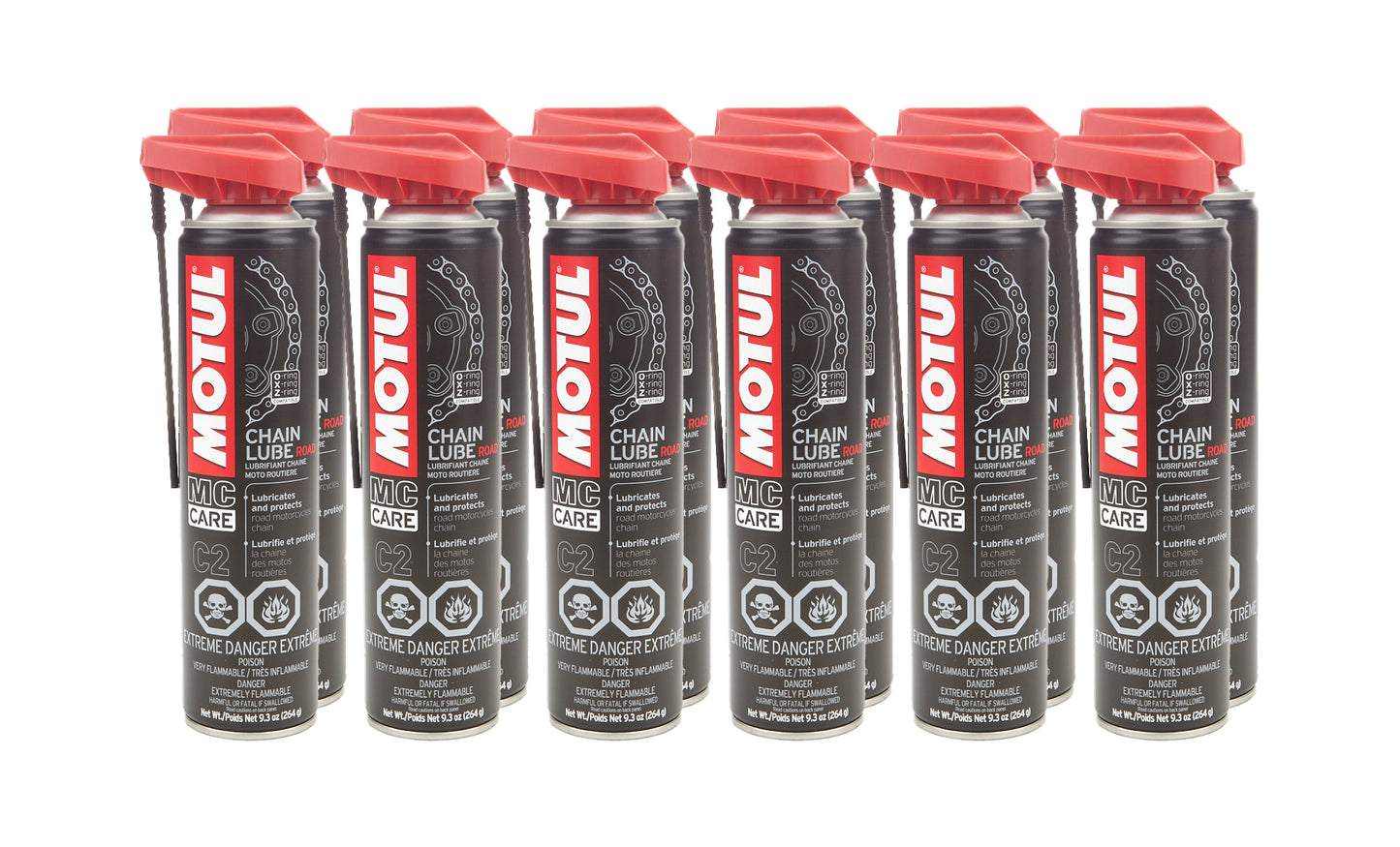 Motul Usa MTL111819-12 C2 Chain Lube Road Case 12 x 400L Bottles