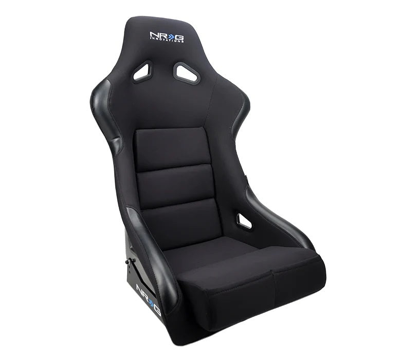 Nrg Innovation NRGFRP-301 Seat FRP Large Black Cloth Race Bolsters