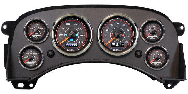 New Vintage Usa NVG99601-02 Gauge Kit GM Truck 99-06 CFR Red