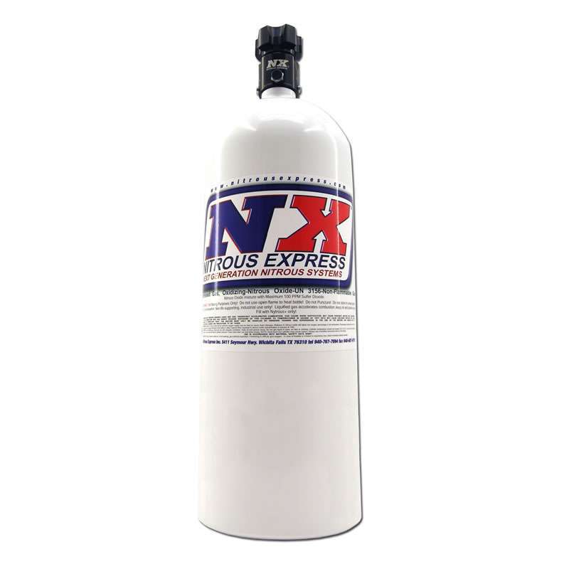Nitrous Express NXS11150 15lb. Nitrous Bottle - Std. PF Valve