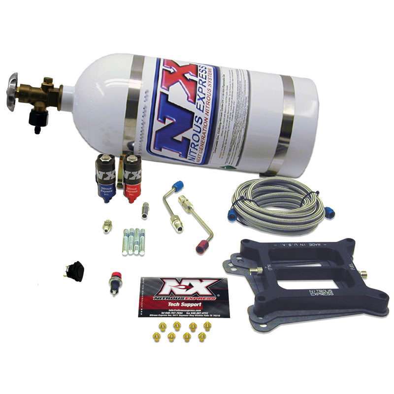 Nitrous Express NXS40040-10 Hitman Nitrous System Holley 4150