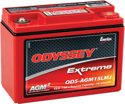 Odyssey Battery ODYODS-AGM15LMJ Battery 150CCA/220CA M6 Female Terminal