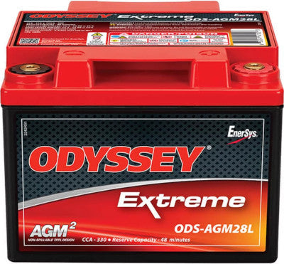 Odyssey Battery ODYODS-AGM28L Battery 330CCA/480CA M6 Female Terminal