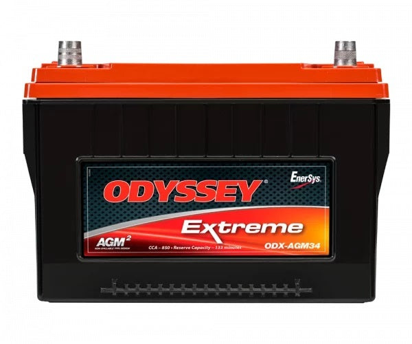 Odyssey Battery ODYODX-AGM34 Battery 850CCA/1050CA SAE Standard Terminal