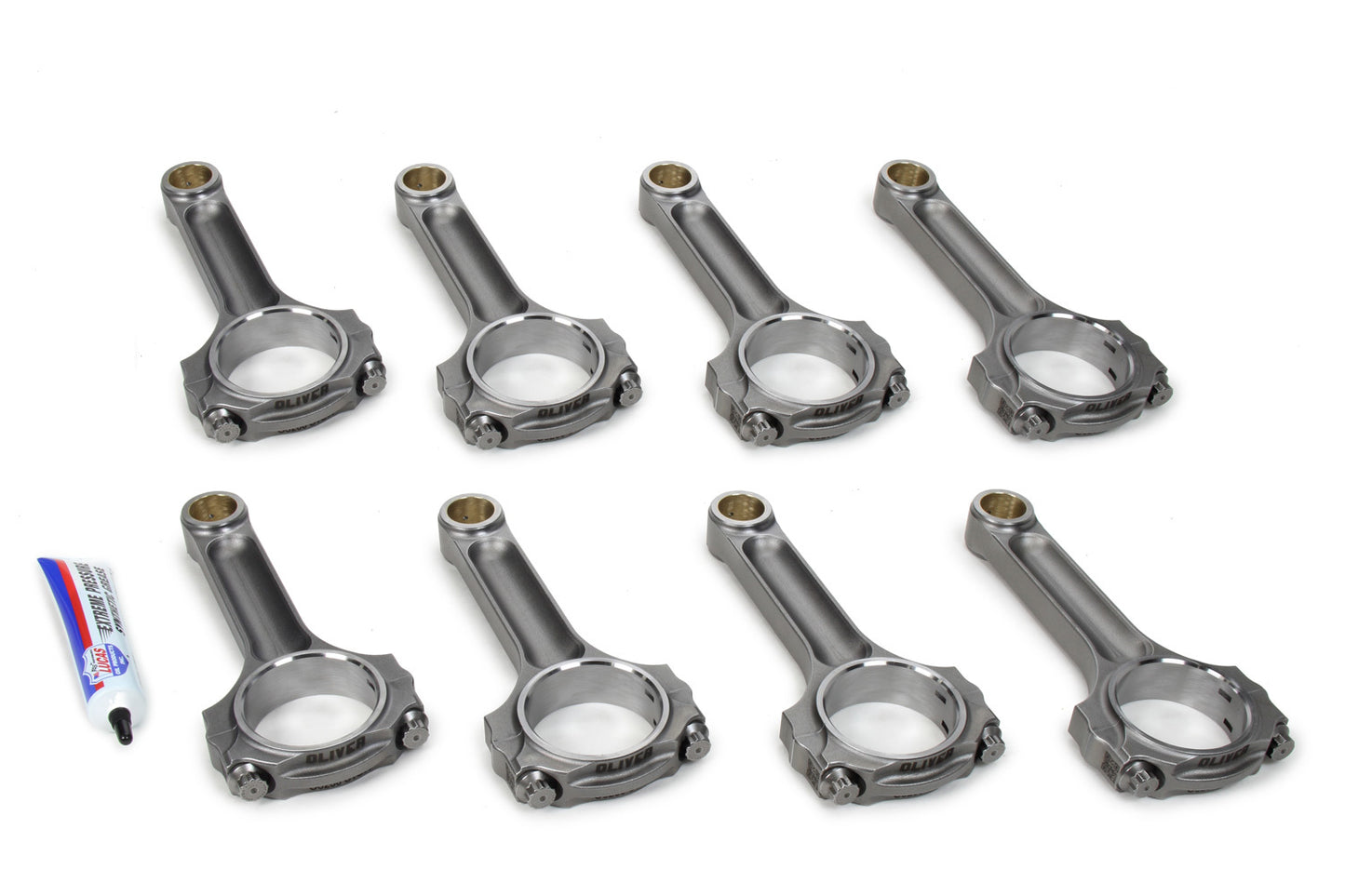 Oliver Rods OLVC6000Q4UL8 SBC Billet LW Connecting Rods 6.000 w/ 3/8 Bolts