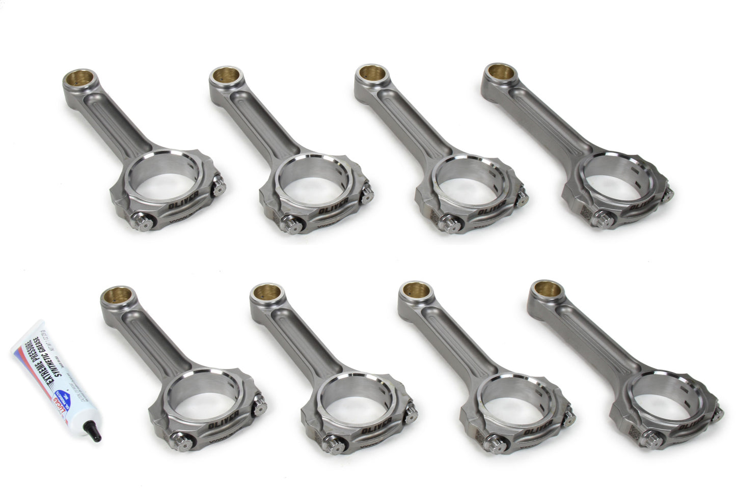 Oliver Rods OLVC6200STLT8 SBC Billet Connecting Rod Set 6.200