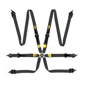 Omp Racing, Inc. OMPDA0-0208-A01-071 First 2 Harness Black Clip In 6 Point