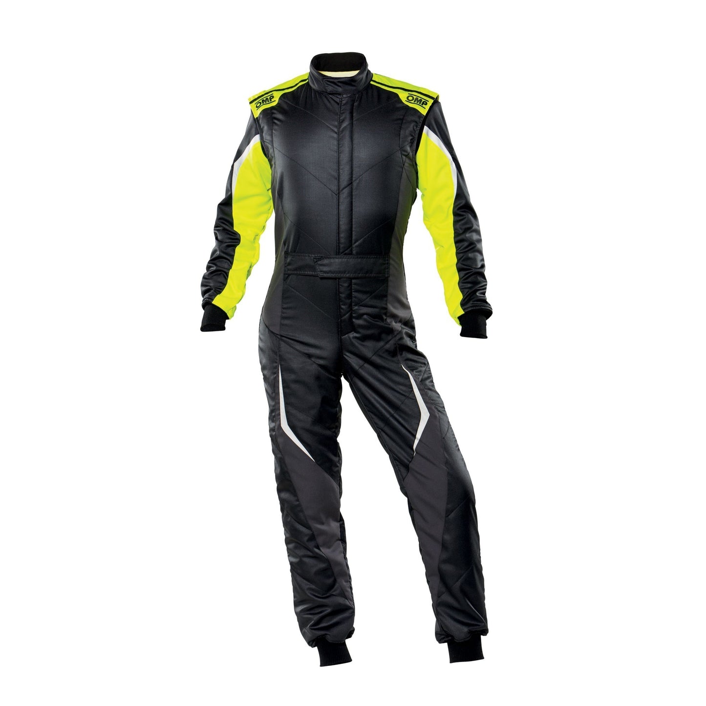 Omp Racing, Inc. OMPIA0-1859-B01-178-56 Tecnica EVO Suit My2021 Black Flo Yellow 56