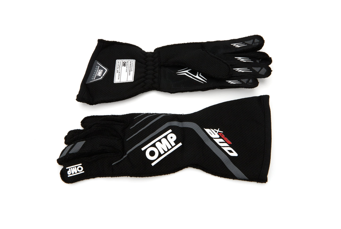 Omp Racing, Inc. OMPIB0-0771-A01-071-XS One EVO X Gloves Black X Small