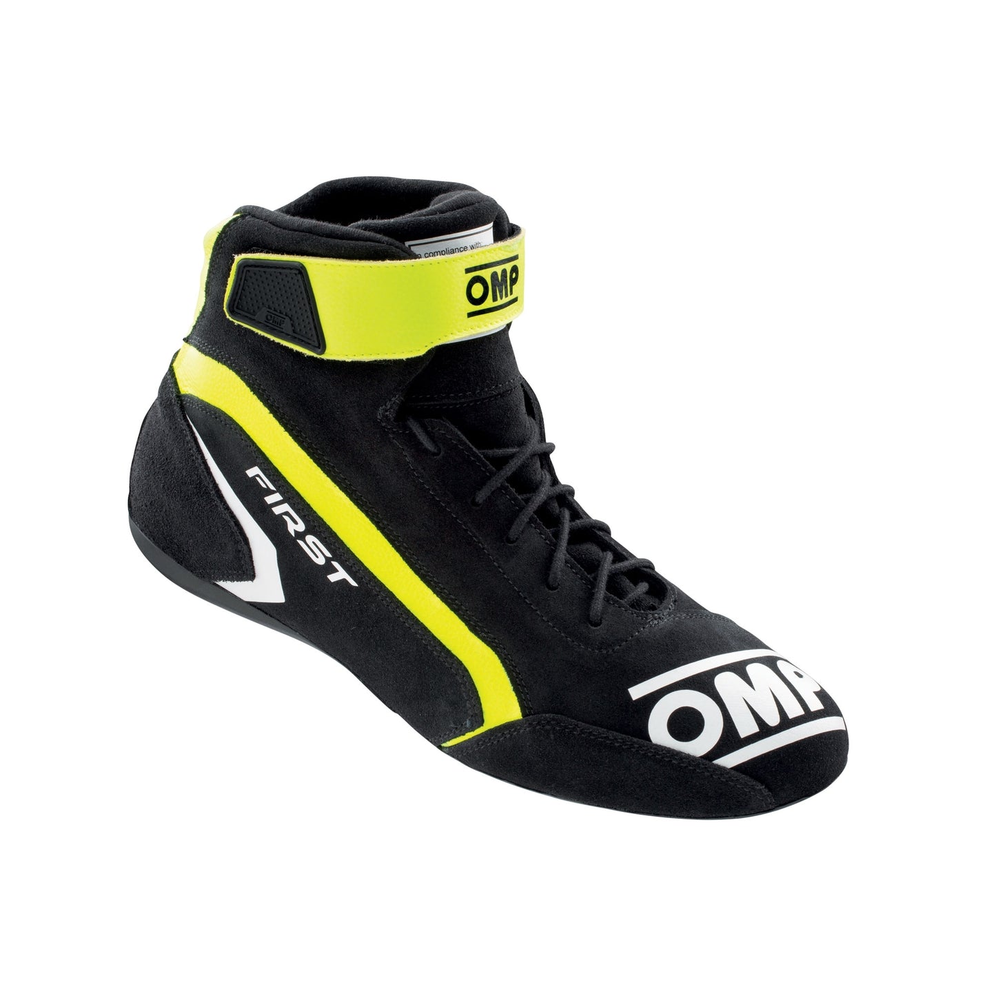 OMP Racing, Inc. OMPIC0-0824-A01-182-43 FIRST SHOES my2021 ANTHR ACITE/FLUO YELLOW TG. 43