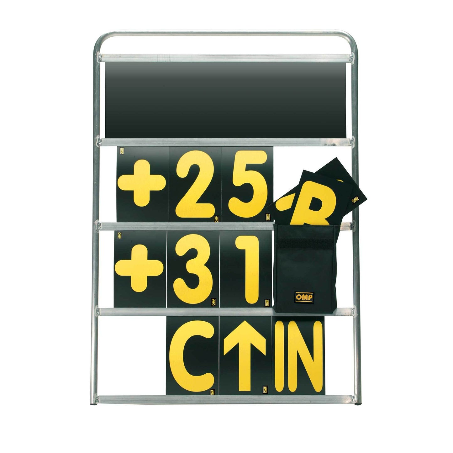 Omp Racing, Inc. OMPNC0-1068 Pit Board 4 Row Alum Frame 100x72cm