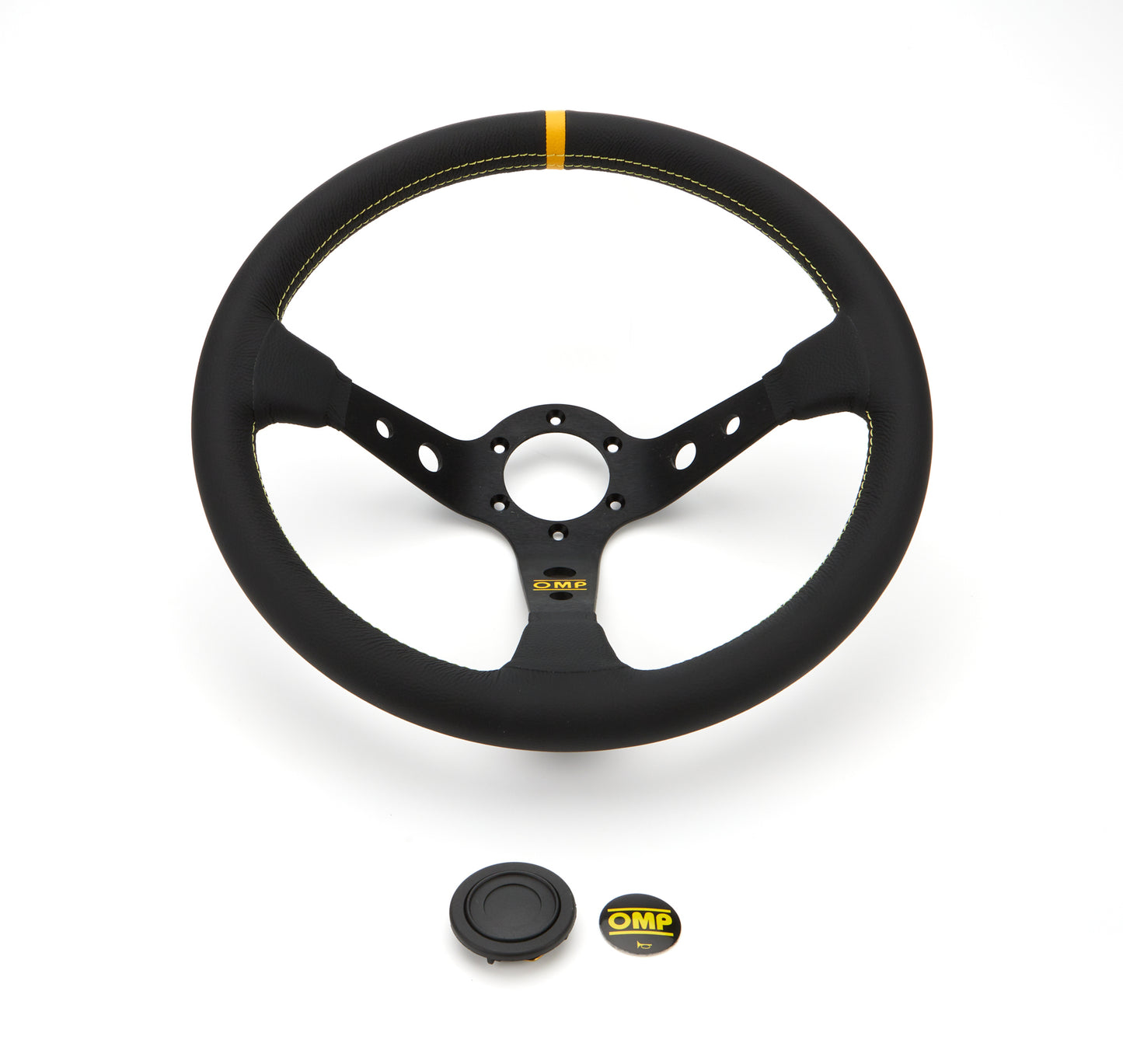 Omp Racing, Inc. OMPOD0-1956-071 Corsica Steering Wheel Black Leather